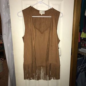 NWT Fringe vest